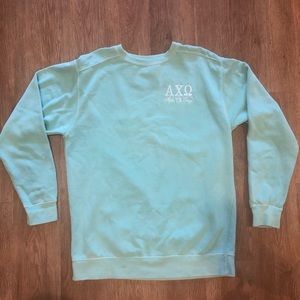 Mint AXO Alpha Chi Omega Sweatshirt